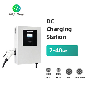 Nuovo Caricatore DC da 20KW per Uffici e Parcheggi, 380V Trifase 200-1000V, EVSE Commerciale Intelligente per Interni CCS (CHAdeMO/GBT/NACS) TD-20kW Grigio - Product Image 1