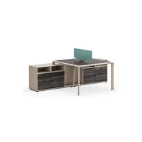 Meubles de direction, mobilier de bureau moderne, table de bureau modulaire avec cloison, design de mobilier de bureau, bureau pour employés