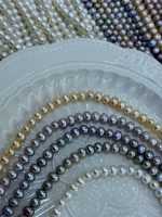 Perles d'eau douce naturelles en vrac Edwin, non-nucléaires, de type œuf, qualité AAAA/AAA, 6-7mm, bijoux blancs de haute qualité et économiques