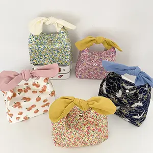 2023 горячая Распродажа модный дизайн водонепроницаемые складные сумки для пикника с цветочным рисунком для обеда для женщин Роскошные