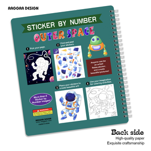 <span class=keywords><strong>Libros</strong></span> para Colorear Personalizados para Niños de 3 Años, Más Vendidos, con Pegatinas, Encuadernación en Espiral, Tapa Blanda, Impresión Offset - Product Image 2