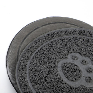 Tapete de PVC <span class=keywords><strong>para</strong></span> <span class=keywords><strong>Gatos</strong></span>, Diseño Ovalado, Antiarena, Evita que la Arena se Escaquele, Antiadherente, Protege las Patas - Product Image 4
