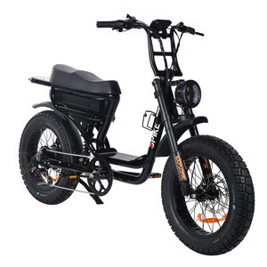 Nouveau Vélo Électrique Rétro <span class=keywords><strong>Vintage</strong></span> 2026, Moped 48V 500W, Double Suspension, Fourche Harlem, Siège Long Fatboys, Pneus Larges, 50KM/H - Product Image 5