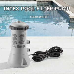 Pompe à filtre à eau en plastique 110-120V 50HZ 28604 avec prise chinoise à 3 broches pour piscine, <span class=keywords><strong>nettoyage</strong></span> de l'eau de surface, été - Product Image 2