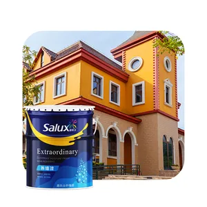 Salux construção exterior casa pintura elástica papel de parede/revestimento de parede látex pintura de parede exterior