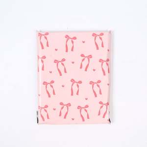 Bolsa de Logística Express Rosa Mate Esmerilada Gruesa con Logotipo Personalizado, Bolsa de Embalaje de Ropa de Poliéster para Envío - Product Image 2