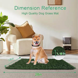 Césped Artificial para Mascotas de Alta Calidad, Fácil de <span class=keywords><strong>Limpiar</strong></span>, Precio al por Mayor, Personalizado, OEM, para Exteriores, Suministros para la Eliminación de Desechos de Mascotas - Product Image 1