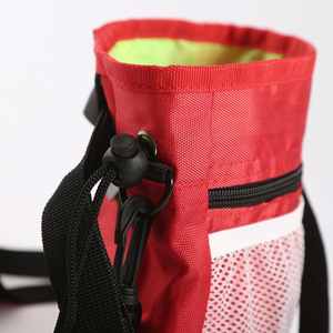 3 façons de porter une poche d'entraînement pour friandises pour petits chiens, transporte facilement les jouets pour animaux de compagnie, matériau en nylon, friandises, distributeur de sacs à crottes intégré - Product Image 4
