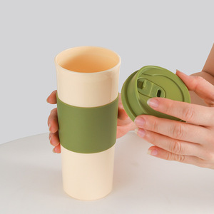 Coffee <b>Cup</b> Large Capacity Sealed Portable <b>Plastic</b> For Student Summer Use - Product Image 4