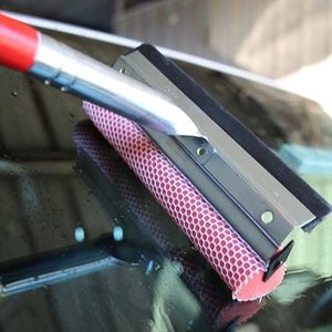 CARCATICZ 2024 nuevo modelo de herramientas de lavado de ventanas de mango largo 2 en 1 depurador de ventanas y escurridor con poste telescópico flexible
