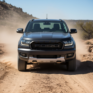 Ford Ranger Raptor Style Front Grille Black With Led Lights Exterior Accessory Fit For 2019 Model - Product Image 2