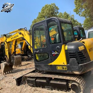 Mini-excavatrice d'occasion HYUNDAI 60-7 de 6 tonnes, matériel de terrassement pour travaux de construction, EN STOCK DANS L'USINE, À VENDRE - Product Image 6