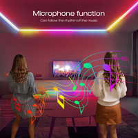 Contrôleur LED ultra mini GLEDOPTO WLED ESP32 ESP8266, multicolore RGB, adressable par circuit intégré, pour table, ordinateur, rétroéclairage TV, WiFi, 15W