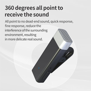 MFi yaka mikrofonu 2.4G iletim akıllı radyo gürültü azaltma Apple IOS için kablosuz ikinci bağlantı - Product Image 6