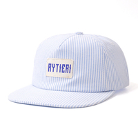Venta al por mayor OEM personalizado bordado parche logotipo 5 paneles sin estructura Correa Cap Hip Hop Snapback Cap