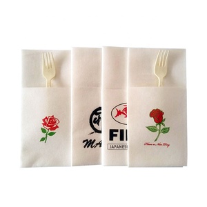 Tovaglioli per la cena con motivo a fiori di rosa Airlaid dal piccolo <span class=keywords><strong>principe</strong></span> - Product Image 1