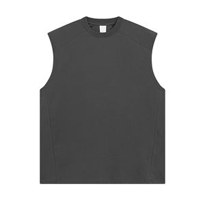 Chaleco atlético para hombre 2025, ropa de calle de gran tamaño sin mangas Multipanel - Product Image 1