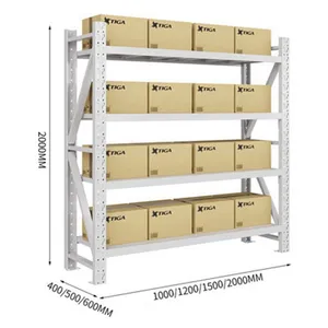 Factory Made High Quality Duty Easy Assembly Duty Metal Shelf Storages Rack Warehouse Storage Rack