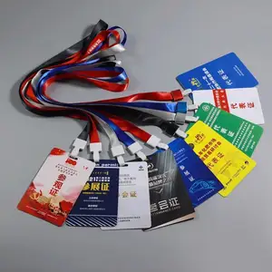 Tamanho personalizado Vip Passes Cmyk Full Color Printing Vip Pass Card Id Badge para eventos