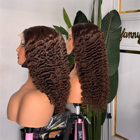 Pelucas de Cabello Humano Rizado Afro Baratas con Encaje Frontal HD, Peluca Frontal Completa 13x4 de Cabello Brasileño Virgen, Proveedor de Pelucas Cortas Bob de Verano