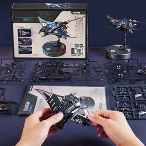 Juguete de Ensamblaje <span class=keywords><strong>Robotime</strong></span> <span class=keywords><strong>Rokr</strong></span>, Regalos Hechos a Mano, Kit de Modelo de Manta Raya MI06, Rompecabezas 3D de Plástico - Product Image 6