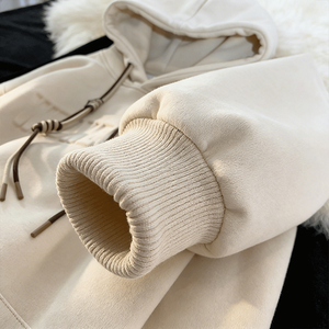 เสื้อฮู้ดดี้สตรีทแวร์พิมพ์ลาย 3 มิติ ปี 2026 GC ทรงโอเวอร์ไซส์ ผ้าฝ้ายเฟรนช์เทอร์รี่ 100% น้ำหนักมาก แบบสวมหัว ยูนิเซ็กซ์  ลายนูน - Product Image 3