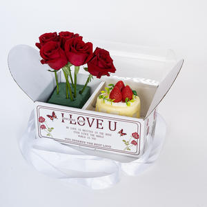 Caja de Flores Rectangular Plegable de PVC Transparente al por Mayor para Pasteles, Ramos y <span class=keywords><strong>Arreglos</strong></span> Florales, Embalaje para Regalos y Manualidades - Product Image 3