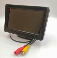 Caméra de recul AHD 1080P 12V avec moniteur IPS de 5 pouces, kit de système de petite caméra étanche pour voitures, fourgonnettes, RV et pick-up