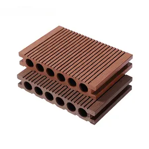 Hot Selling Co-Extruded Waterproof Wood Plastic Composite Decking Flooring Outdoor WPC Decking