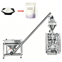 Machine verticale entièrement automatique pour l'emballage de poudre de piment, café, protéines, sucre et farine sèche en sachets