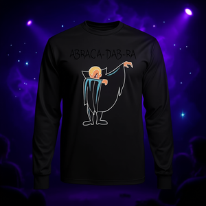 T-shirt a maniche lunghe Abraca-Dab-Ra Magic Dab Design, taglia unisex per adulti - Product Image 3