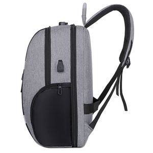 Wholesale Waterproof Oxford Custom Print logo Mochilas Business Travel Unisex Anti Theft Password <b>Lock</b> Usb Laptop Backpack - Product Image 3