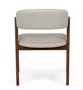 Solid Walnut <b>Dining</b> <b>Armchair</b> for Home or Hotel Stable Modern Design with Upholstered Wooden Fabric for Modern Interiors - Product Image 5
