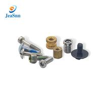Vis M6x10 à tête cylindrique fraisée, assemblée, pour panneaux de particules, avec rondelle fendue pour béton, vis Torx