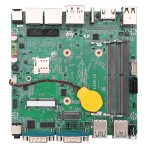 BKHD OEM MINI PC 1338-12 placa base Celeron N5105 2LAN 2COM FCBGA1338 NANO <span class=keywords><strong>ITX</strong></span> placa base para Mini enrutador de servidor de PC Industrial - Product Image 1