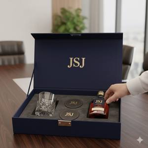 กล่องกระดาษแข็งคุณภาพสูงสำหรับบรรจุไวน์ร้อนพร้อมธีมวันหยุดฤดูหนาวและกล่องของขวัญเครื่องดื่มแอลกอฮอล์สำหรับคริสต์มาส - Product Image 4