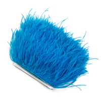 Vente d'usine 1-3 PLY de plumes d'autruche à la mode en gros plumes d'autruche gland accessoires vestimentaires haute couture
