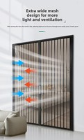 Puerta plegable minimalista moderna personalizable con cerradura de seguridad, antirrobo, diseño invisible y retráctil.