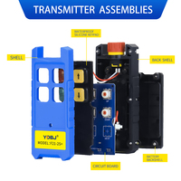 Émetteur-récepteur radio de levage de queue industriel F21-2S + intelligent avec télécommande à 4 boutons certifié FCC de remorque de camion hydraulique