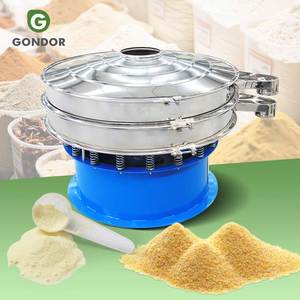 Siêu âm hệ thống mini bột Màn hình sàng cấp thực phẩm jaggery Máy ROTARY rung sàng cho các loại gia vị - Product Image 1