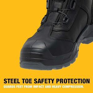 <span class=keywords><strong>Stivali</strong></span> da Lavoro di Sicurezza con Punta <span class=keywords><strong>in</strong></span> Acciaio, <span class=keywords><strong>in</strong></span> Pelle Nubuck, Vestibilità Larga, Fodera Sintetica, Suola <span class=keywords><strong>in</strong></span> <span class=keywords><strong>Poliuretano</strong></span> - Product Image 3