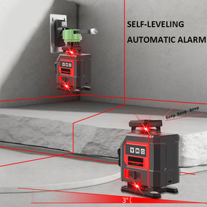 공장 8 12 16 라인 4D 레이저 조명 레벨 360 회전식 셀프 레벨링 기계 건설 레벨 도구 키트 - Product Image 2