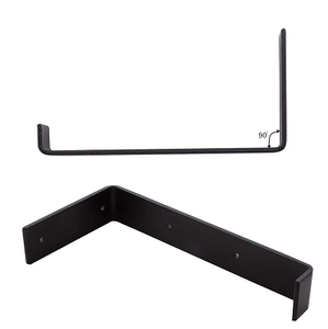 Прочное изготовление металлических листов, лазерная резка, L-образные Угловые Стальные Угловые металлические подвесные кронштейны - Product Image 3