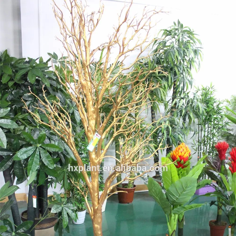 Simulation Kunststoff Pflanze trocken Pfau Koralle künstlich getrockneten Ast für Hochzeit Home Decor, künstlicher Zweig Manzanita Baum