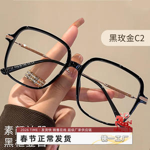 Monturas de gafas rectangulares minimalistas retro 8012 con protección contra la luz azul para mujer, montura completa, lentes de acetato Danyang - Product Image 4