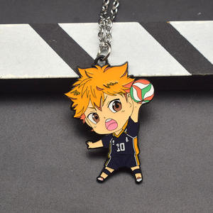 Nouveau design, personnage de dessin animé japonais, Hinata Shoyo, porte-clés en alliage de zinc, léger, en relief - Product Image 6