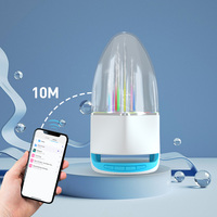 Haut-parleur Bluetooth avec goutte d'eau dansant dans l'eau, haut-parleur musical avec caisson de basses, haut-parleurs amusants, cadeau amusant, prend en charge la carte TF, basses stéréo