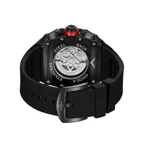 Montre homme ONOLA 6826D, luxe, sport, automatique, mécanique, cadran en verre, étanche, avec incrustation de diamants - Design de mode unique - Product Image 3