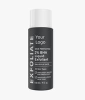 Sérum Exfoliant Liquide à 2% d'Acide Salicylique BHA Marque Blanche, Contrôle du Sébum, Désobstrue les Pores, Améliore les Points Noirs, Sérum Facial OEM ODM