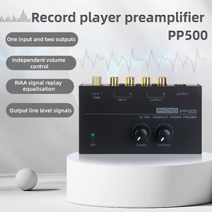 Pré<span class=keywords><strong>amplificateur</strong></span> phono professionnel PP500 pour tourne-disque <span class=keywords><strong>vinyle</strong></span>, <span class=keywords><strong>amplificateur</strong></span> numérique Hi-Fi domestique avec contrôle du volume - Product Image 2